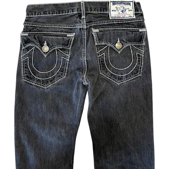 True Religion Billy Bootcut Giant Big T Y2K Jeans - Picture 4 of 6